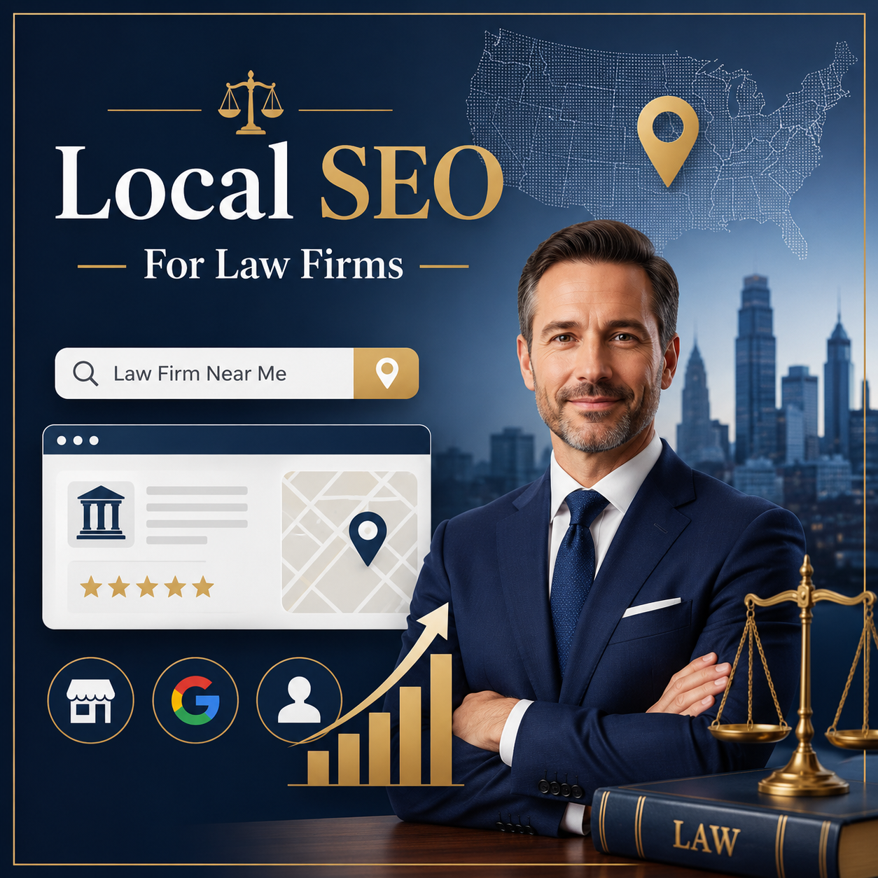 Law firm growth results after working with Zonic Media marketing services
